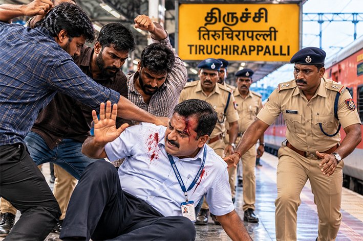 ரயில்வே அதிகாரி மீது தாக்குதல்... திருச்சி க்ரைம்..