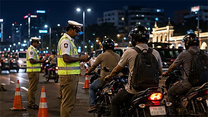 3 நாளில் வாகன சாகசங்களில் ஈடுபட்ட 2,000 டூவீலர்கள் பறிமுதல்