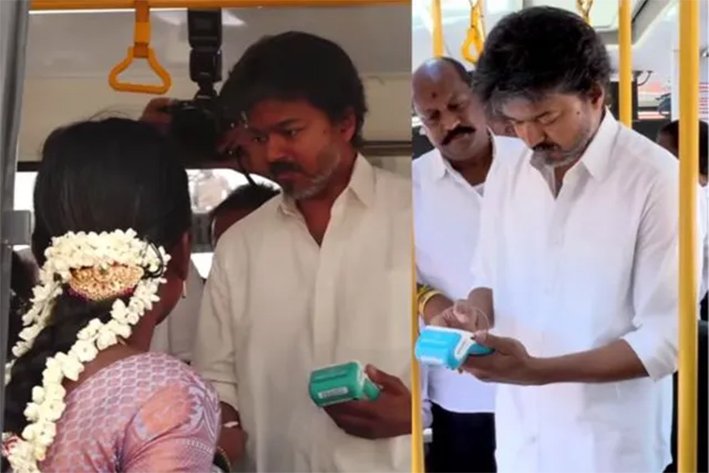 மகளிருக்கான ”வெற்றி பயண” திட்டம்- முதல்வர் விஜய் துவங்கி வைத்தார்